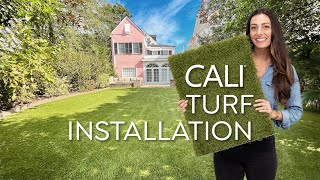 CALI Turf Installation [upl. by Einiffit]