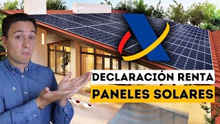 💸 Deducción de PLACAS SOLARES en DECLARACIÓN DE LA RENTA 2023 [upl. by Amati]