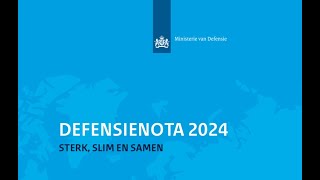 Uitleg bij Defensienota 2024 [upl. by Anwahsit909]