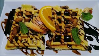 Recette des gaufres اسهل وانجح طريقة كوفر البلجيكي مقرمش و لذيذ [upl. by Ailemor416]