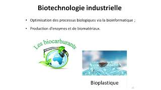 La bioinformatique au service de la biotechnologie  Vers une synergie innovante [upl. by Sucerdor]