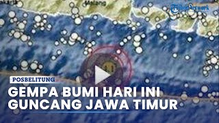 Gempa Magnitudo 62 Kedalaman 10 Km Guncang Jember Jatim [upl. by Einnel]