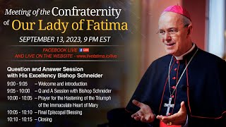 2023 September Monthly Meeting of the Confraternity of Our Lady of Fatima [upl. by Trinee]