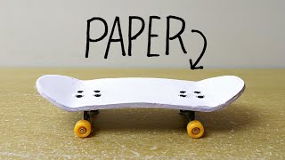 DIY PAPER FINGERBOARD [upl. by Airdnua]