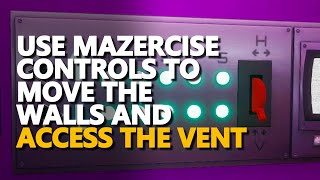 Use Mazercise controls to move the walls and access the vent Freddy FNAF [upl. by Llerdnad]