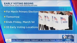 Early voting in Texas Primary begins this week [upl. by Atteuqcaj]