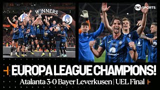 Atalanta lift the Europa League Trophy 🏆  Atalanta 30 Bayer Leverkusen UEL Final [upl. by Evin207]