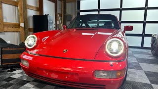 Porsche 964 Euro Spec LED Morimoto Headlights Install [upl. by Pryor135]