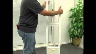 Installing The Modular Aluminum Patio Door By Idea Pet Products [upl. by Murial599]