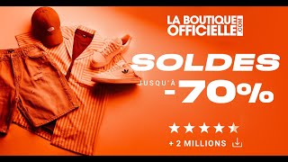 SOLDES jusquà 70 sur La Boutique Officielle 🔥 [upl. by Steffi]