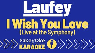 Laufey  I Wish You Love Live at The Symphony Karaoke [upl. by Godard]