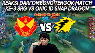 PENENTUAN MATCH KE3 SRG VS ONIC ID GAMEPLAY COMEBACK SRG SERU❗️ [upl. by Bethezel]