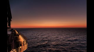 Windy Day at Sea on PampO Iona  Southampton to Norway [upl. by Shelbi]