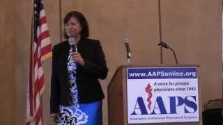 Congressional Candidate Marilyn Singleton MD Speaks to Physicians [upl. by Edmondo]