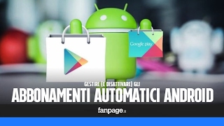 Come gestire e annullare gli abbonamenti con rinnovo automatico in Android [upl. by Ellette587]