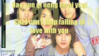 F4 Cant Help Falling In Love Lyrics [upl. by Cyrill]