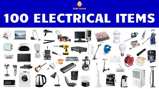 English Vocabulary  100 ELECTRICAL ITEMS [upl. by Victorie991]