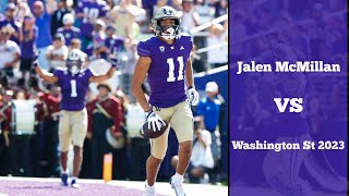 Jalen McMillan vs Washington State 2023 [upl. by Olraced526]