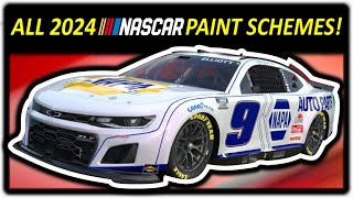 All 2024 NASCAR Paint Schemes UPDATED  Part 2 [upl. by Bil]