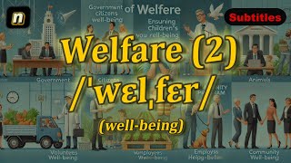 n Welfare meaning wellbeing with 5 examples [upl. by Placido94]