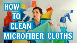 5 Top Tips to Clean Microfiber Cloths [upl. by Nywnorb]