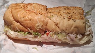 Jersey Mikes 7 Turkey amp Provolone sub Viral TikTok Way Review [upl. by Steffin]