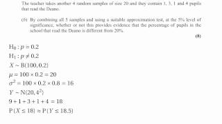 Hypothesis Testing Past Paper Questions [upl. by Gnivri347]