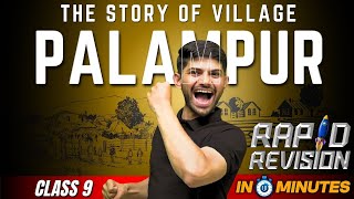 The Story of Village Palampur  10 Minutes Rapid Revision  Class 9 SST [upl. by Locin]