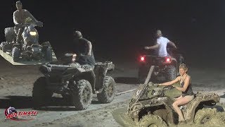 POLARIS VS CANAM TUG OF WAR TRUCKS GONE WILD YODERLAND MUD PARK PT 3 [upl. by Massimo]