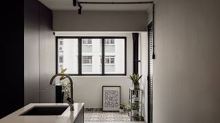 Interior Design  Home tour 3Room HDB Resale Flat  Industrial x Minimalist Design in Lor Lew Lian [upl. by Oemor]