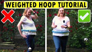 Smart Weighted Hula Hoop Tips For Plus Size Beginners amp Workouts [upl. by Ellehcen]