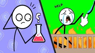 WATERING PUZZLE vs ALCHEMY PUZZLE  All Levels UPDATED Satisfying Double Gameplay STICKMAN Games [upl. by Trinia724]