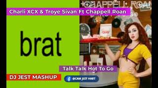 Charli XCX amp Troye Sivan Talk Talk Ft Chappell Roan Hot To Go Remix [upl. by Arabrab]