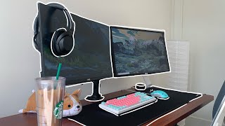 My College Student DeskTech Setup in 2021 [upl. by Cyrille387]