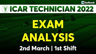 ICAR Analysis 2022  2 March Shift 1  ICAR IARI Exam Review  Asked Questions [upl. by Fionnula]