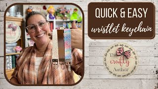 How to Make a Wristlet Keychain In 10 Minutes [upl. by Nnyletak]