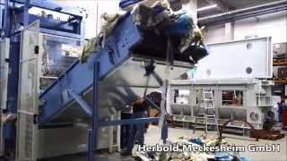 Herbold Guillotine Cutter HGS for bales of film [upl. by Otrebile]