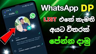 WhatsApp DP hide for one person without block  new update 2022 [upl. by Setarcos]