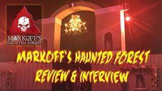 Markoffs Haunted Forest 2017  Tour Walkthroughs Reviews amp More  Poolesville MD [upl. by Ruvolo695]