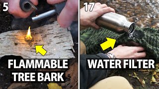 50 Wilderness Survival amp Camping Tips [upl. by Rayshell]