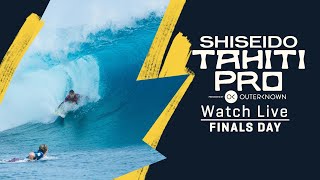 WATCH LIVE SHISEIDO Tahiti Pro pres by Outerknown 2023  FINALS DAY [upl. by Anilave109]