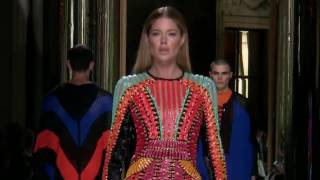 Balmain Menswear SpringSummer 2017 [upl. by Aicenet375]