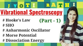 Vibrational SpectroscopyHarmonic Anharmonic OscillatorMorse potentialDissociation energy Hindi [upl. by Genna973]