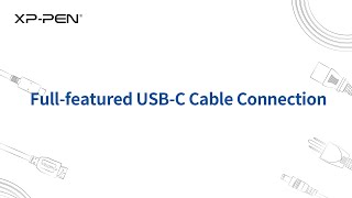 Fullfeatured USBC Cable Connection [upl. by Tnerb]