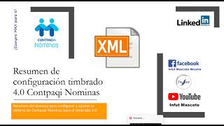 Resumen Configura Contpaqi Nominas para timbrar 40 [upl. by Blaine]