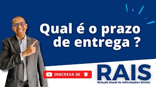 Qual é o prazo de entrega da RAIS [upl. by Latashia]