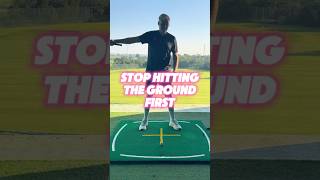 STOP hitting the ground BEFORE the ball 🏌️‍♂️🙌 golfer golfswing golftips youtubeshorts yt [upl. by Sergius]