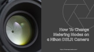 How to Change Metering Modes on a Nikon DSLR Camera [upl. by Wardle]