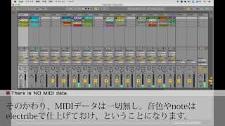 KORG new electribe2 2014 file export and connecting to PC エレクトライブ2のファイルをAbleton LIVEで読み込む [upl. by Bryner575]