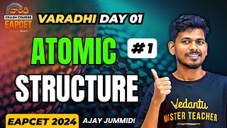 Atomic Stucture Class 11 In Telugu  Part 1  Varadhi EAPCET 2024  Vedantu Telugu [upl. by Ardnuasal244]